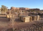 Bluff, Utah  -- The southwest corner of the Bluff Fort was the original site of the Amasa Barton blacksmith shop. Lamont Crabtree Photo 